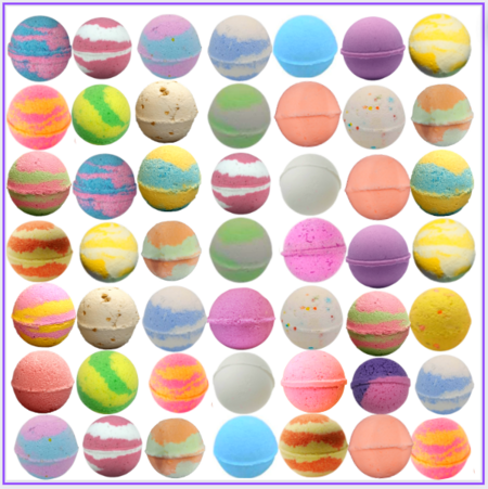 Wholesale - Baby Bath Bombs x 49 piece box Themes