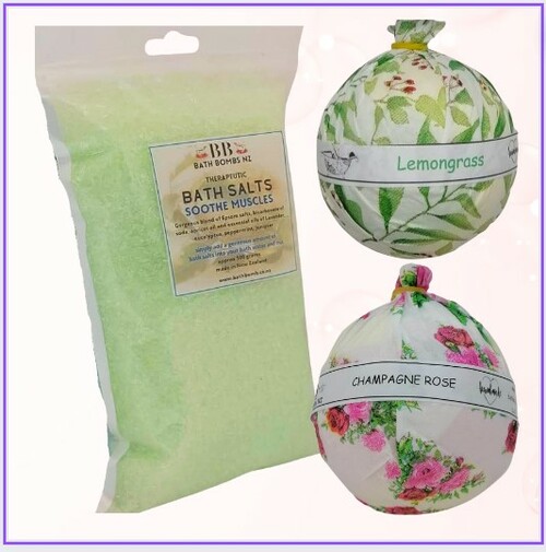 Gift Box Bath Bomb & Bath Salts 2 Mega Mart New Zealand