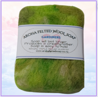 Felted Wool Soap  Goats Milk & Eucalyptus