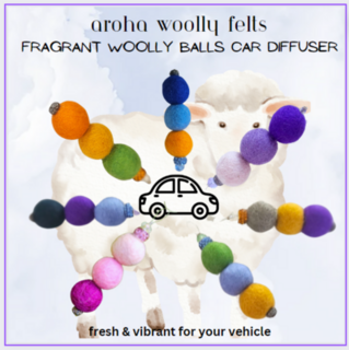 ALSO SEE OUR WOOLLY BALLS DIFFUSERS FOR CAR & HOME
