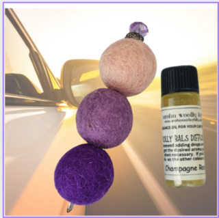Woolly Balls Car Diffuser