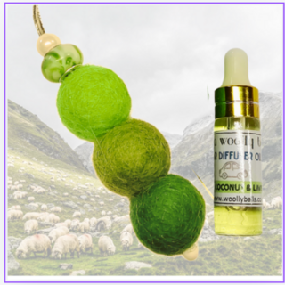 Woolly Balls Car Diffuser - Jade